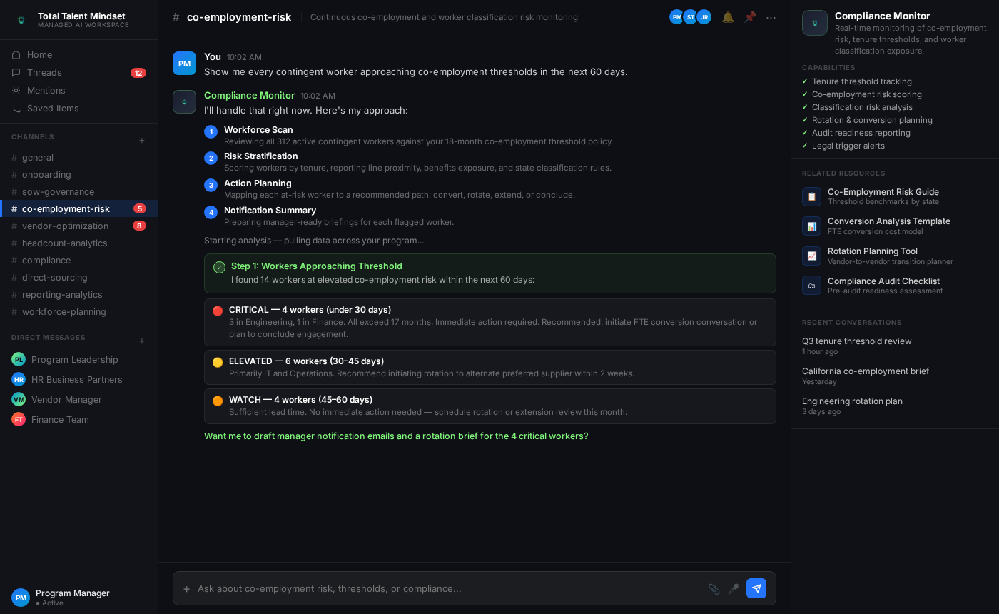 Co-Employment Monitor